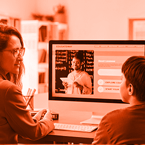 Student learning through online platform in mazaya schoolna system