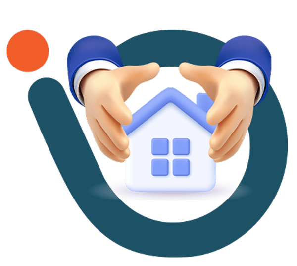 Mazaya Aqar logo with a house icon representing the property management system