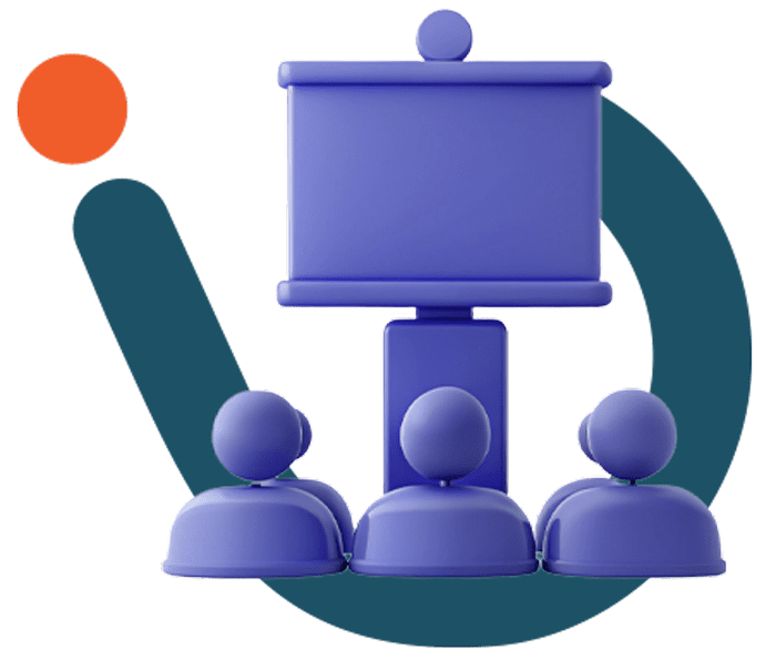 A diagram meeting management system in Mazaya Board, showing attendance recording, meeting minutes.